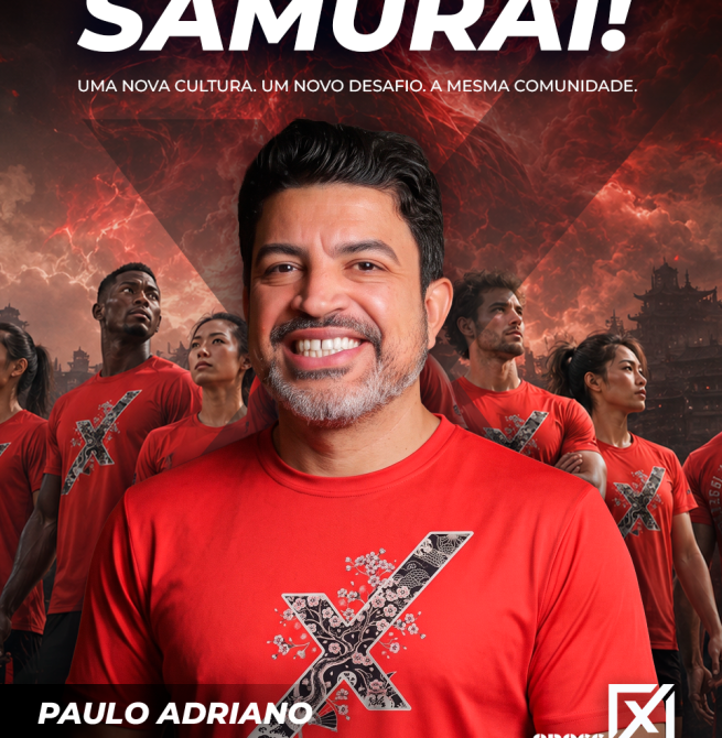 VEM AÍ A ETAPA SAMURAI! UMA NOVA CULTURA. UM NOVO DESAFIO. A MESMA COMUNIDADE.