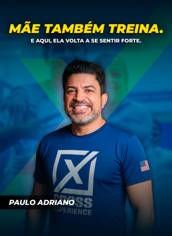 Mãe também treina. E aqui, ela volta a se sentir forte.